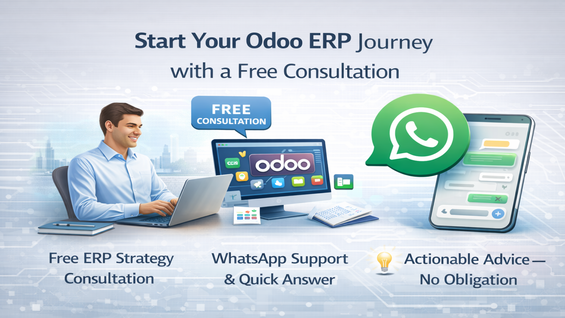 Start Your Odoo ERP Journey with a Free Consultation
